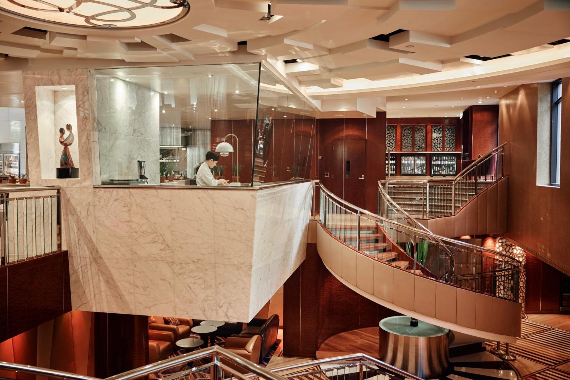 Hotel Park Hyatt Melbourne Zewnętrze zdjęcie The open kitchen at the restaurant